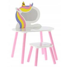 Aga Dětský toaletní stolek + taburet Lily