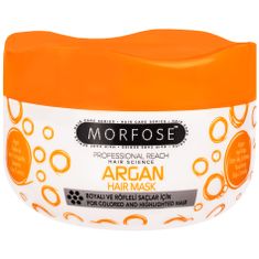 Morfose Argan Hair Mask - arganová maska pro suché, poškozené, barvené a matné vlasy 500ml