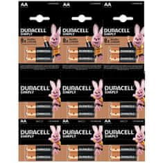 Duracell ALKALICKÉ baterie AA LR6 18ks