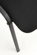 Halmar Konferenční židle ISO, černá, látka OBAN EF019