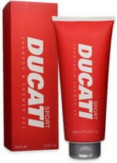 Ducati sprchový gel SPORT 400 ml bílo-červený