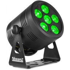 BeamZ Professional BBP66 LED reflektor na baterie, 6x 6W QCL