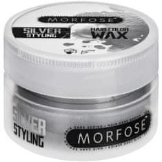 Morfose Hair Colour Wax Silver - barvicí vosk na vlasy, poskytuje matný povrch a silnou fixaci 100ml