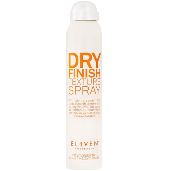 Eleven Australia Dry Finish Texture Spray - texturizační sprej na vlasy, který dodává objem a texturu 200ml