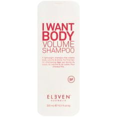 Eleven Australia I Want Body Volume Shampoo - šampon dodávající objem a lesk 300ml