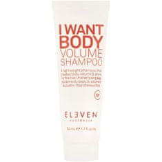 Eleven Australia I Want Body Volume Shampoo - šampon dodávající objem a lesk 50ml