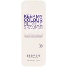 Eleven Keep My Color Blonde Shampoo - tónovací šampon pro barvené a blond vlasy 300ml