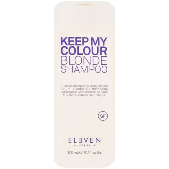 Eleven Keep My Color Blonde Shampoo - tónovací šampon pro barvené a blond vlasy 300ml