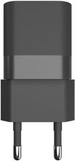 FIXED síťová nabíječka Mini s USB-C + USB-A, PD & QC 3.0, 20W, černá
