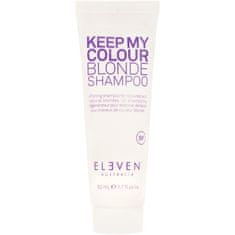 Eleven Australia Keep My Color Blonde Shampoo - tónovací šampon pro barvené a blond vlasy 50ml