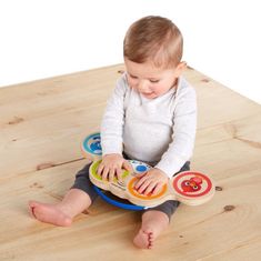 Baby Einstein Hračka dřevěná hudební bubny Magic Touch HAPE 6m+