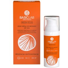 BasicLab Protectius Prevence a antioxidace SPF50+ lehký krém na obličej 50ml