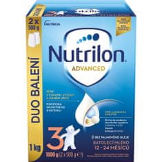 Nutricia Nutrilon NUTRILON 3 Advanced batolecí mléko 1 kg, 12+