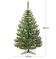 nabbi Vánoční stromek Christee 8 220 cm - zelená