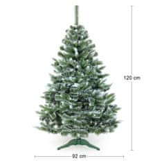 nabbi Vánoční stromek Christee 14 120 cm - zelená/bílá