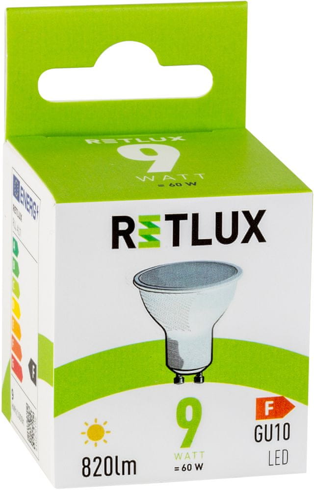 Levně Retlux RLL 417 GU10 bulb 9W WW
