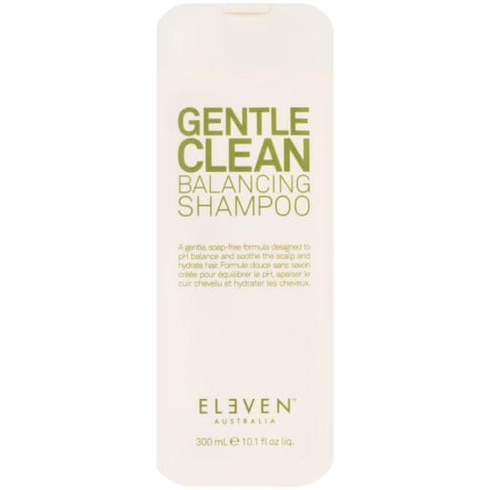 Eleven Australia Gentle Clean Balancing Shampoo - jemný šampon na vlasy, hydratuje a poskytuje vhodné pH vlasové pokožce, pro všechny typy 300ml
