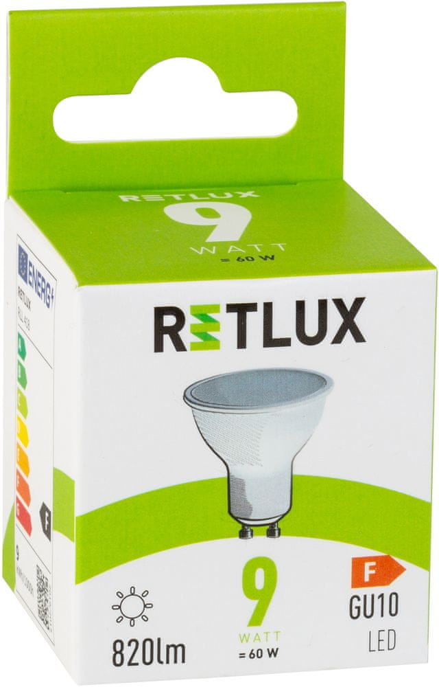 Levně Retlux RLL 418 GU10 bulb 9W CW