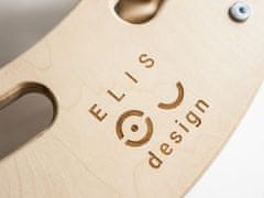 Elis Design Montessori dřevěná houpačka 5in1 natur s bílou