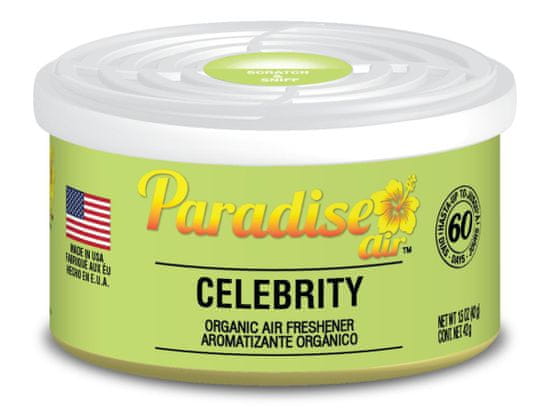 Paradise Air osvěžovač vzduchu Organic Air Freshener - vůně Celebrity