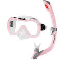Aquaspeed Enzo+Evo dětský potápěčský set růžová