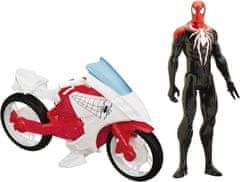 MARVEL Spiderman Figurka 30 cm + motorka Web Net Cycle od Hasbro.