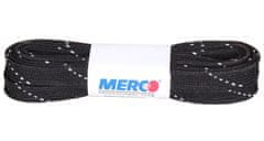 Merco PHW-12 tkaničky do bruslí voskované černá 310 cm