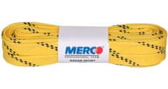 Merco PHW-12 tkaničky do bruslí voskované žlutá 310 cm