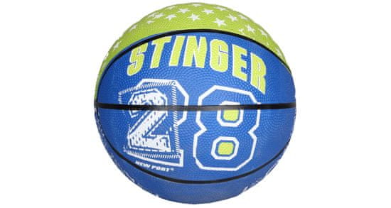 New Port Print Mini basketbalový míč zelená č. 3