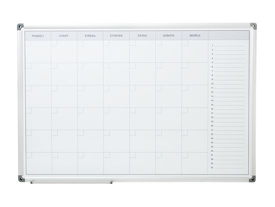 ARTA Měsíční plánovací tabule ARTA 90x60 cm