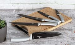 Berlingerhaus Sada nožů s nepřilnavým povrchem + prkénko 6 ks Moonlight Edition