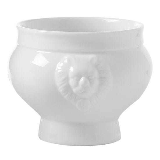 shumee Miska na polévku LIONHEAD bílý porcelán 2L - Hendi 784730