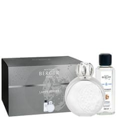 Maison Berger Paris Dárková sada katalytická lampa Astral bílá + náplň Bílý kašmír 250 ml