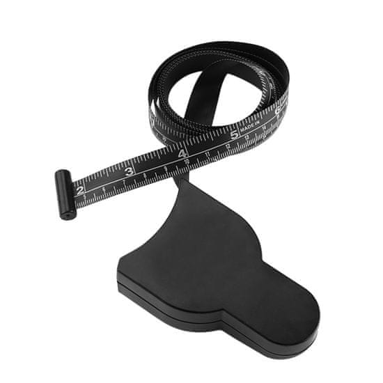Northix Měřicí páska pro měření těla - Černá