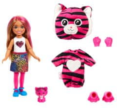 Mattel Barbie Cutie Reveal Chelsea Džungle - Tygr HKR15