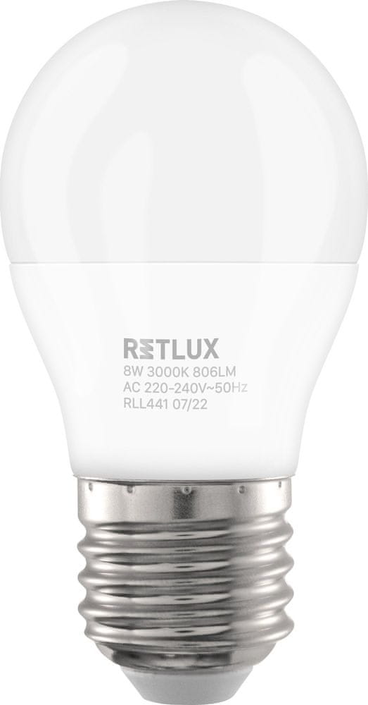 Retlux RLL 441 G45 E27 miniG 8W WW