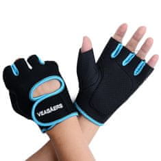 Northix Tréninkové rukavice | Navrženo pro maximální cirkulaci vzduchu – modrá 