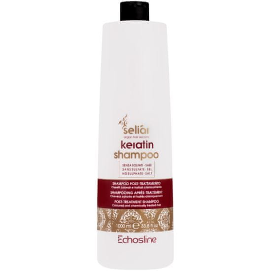 Echosline Seliar Keratin Shampoo - keratinový šampon pro poškozené vlasy s chemickým ošetřením a barvením 1000ml