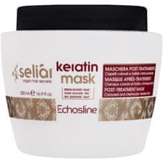 Echosline Seliar Keratin Mask - maska pro vlasy poškozené chemickými úpravami a barvením 500ml