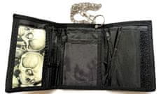 Motohadry.com Peněženka textilní s řetězem a karabinou na suchý zip 61802