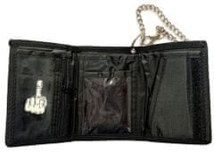 Motohadry.com Peněženka textilní s řetězem a karabinou na suchý zip 61803