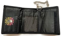 Motohadry.com Peněženka textilní s řetězem a karabinou na suchý zip 61805