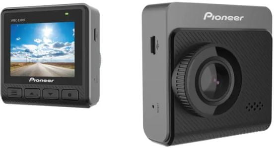 autokamera pioneer funkce nahrávání videa ve smyčce full hd rozlišení držák na sklo snadná instalace