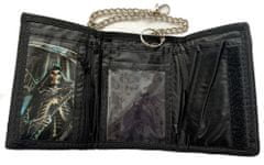Motohadry.com Peněženka textilní s řetězem a karabinou na suchý zip 61806