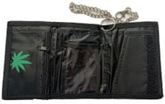 Motohadry.com Peněženka textilní s řetězem a karabinou na suchý zip 61807