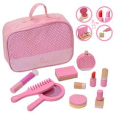 Teamson Teamson Kids - Fashion Polka Dot Print Chloe Wooden Vanity Accessories Makeup kit