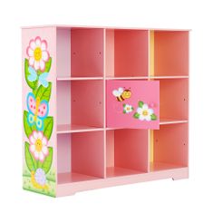 Teamson Fantasy Fields - Nábytek na hračky -Magic Garden Adjustable Cube Bookshelf