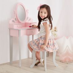 Teamson Fantasy Fields - Sada toaletních potřeb pro malé princezny Rapunzel - růžová / šedá