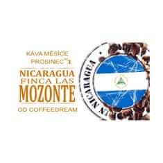 COFFEEDREAM NICARAGUA FINCA LAS MOZONTE - Hmotnost: 500g, Typ kávy: Jemné mletí - český turek, Způsob balení: běžný třívrstvý sáček, Stupeň pražení: pražení COFFEEDREAM