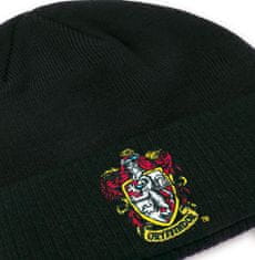CurePink Zimní čepice Harry Potter: Gryffindor Logo - Nebelvír (univerzální)